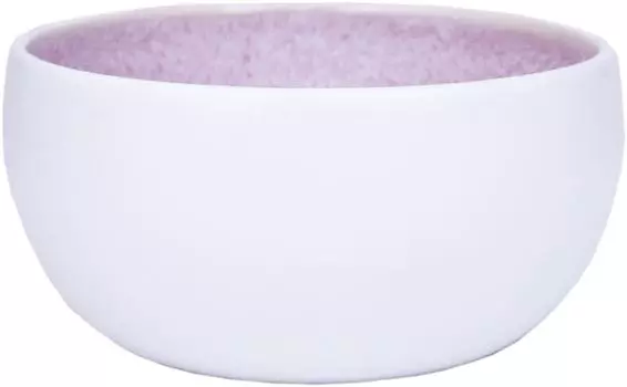 Салатник ND Play Малиновый с белым из фарфора 14см