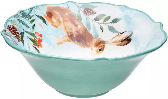 Салатник сервировочный Lefard Лесная сказка Заяц 19*7см 600мл