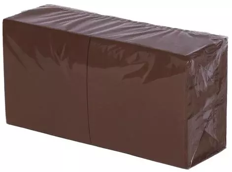 Салфетки бумажные Gratias Professional Коричневые 33*33см 3 слоя 250шт