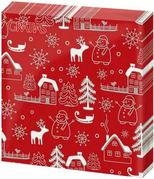 Салфетки бумажные Gratias Суоми 33*33см 3 слоя 20шт