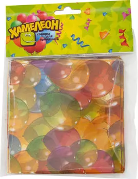 Салфетки бумажные Хамелеон 24*24см 12шт