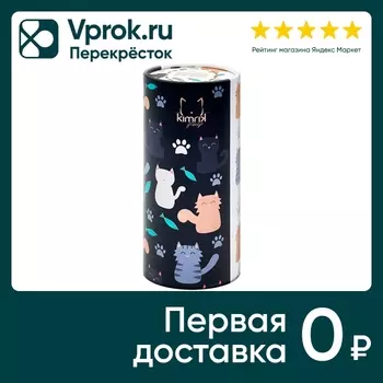 Салфетки бумажные Kimrik Double Cat 2 слоя 50шт
