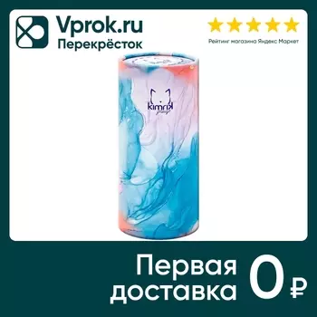 Салфетки бумажные Kimrik Мрамор розово-голубой 2 слоя 50шт