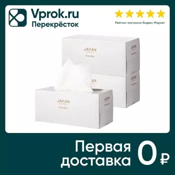 Салфетки бумажные Marabu Premium с белыми цветами 220шт