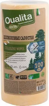 Салфетки Qualita в рулоне 100шт