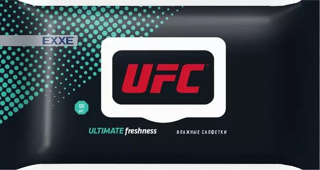 Салфетки влажные EXXE UFC Ultimate freshness 100шт