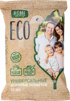 Салфетки влажные Home Story UWW универсальные 15шт