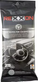 Салфетки влажные Rexxon для салона автомобиля 25шт