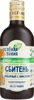 Сбитень Зеленая линия Имбирный с лимоном 250мл