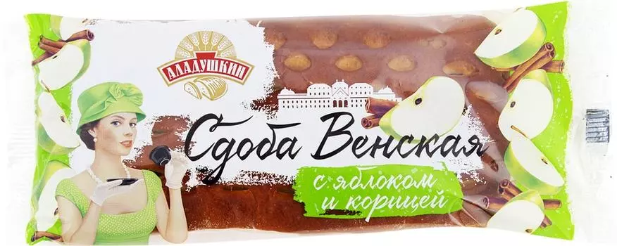 Сдоба Дарница Венская с яблоком и корицей 200г