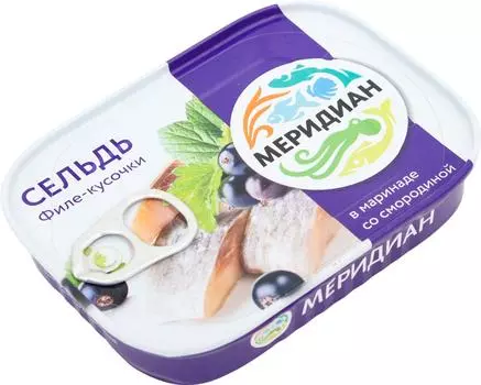 Сельдь Меридиан в маринаде со смородиной 115г