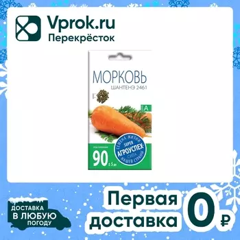Семена Агроуспех Морковь Шантенэ 2461 2гс доставкой!