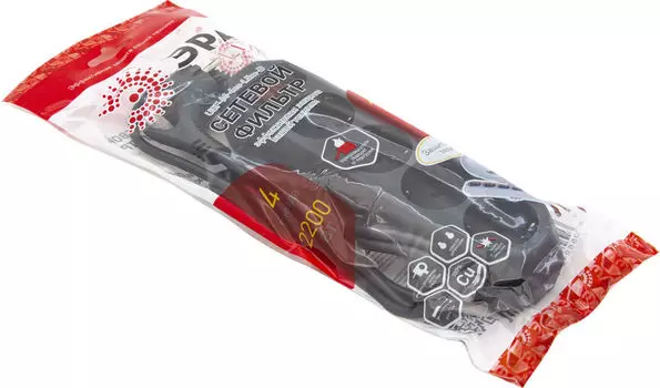 Сетевой фильтр Эра USF-M-4es 1.5м