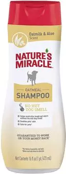 Шампунь для собак Natures Miracle с контролем запаха с овсяным молоком 473мл