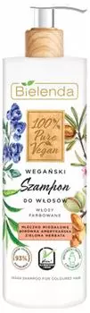 Шампунь для волос Bielenda 100% Pure Vegan для окрашенных 400мл