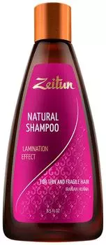 Шампунь для волос Zeitun Эффект ламинирования с иранской хной 250мл