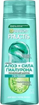 Шампунь Garnier Fructis Алоэ+Сила гиалурона увлажняющий 400мл