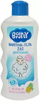 Шампунь-гель Бонни 2в1 для детей с экстрактом череды и крапивы 0+ 250мл