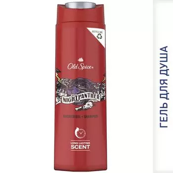 Шампунь-гель для душа Old Spice Night Panther 400мл