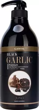 Шампунь-кондиционер против выпадения волос Juno с черным чесноком 750мл