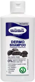 Шампунь MilMil Dermo Carbone vegetale 300мл