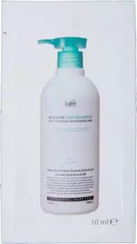 Шампунь-пробник для волос Lador Keratin LPP Shampoo с кератином 10мл