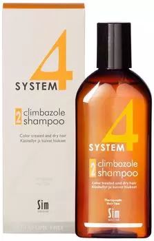 Шампунь Sim Sensitive System 4 Climbazole Shampoo 1 №2 для сухих окрашенных и поврежденных волос 215мл