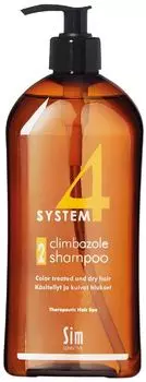 Шампунь Sim Sensitive System 4 Climbazole Shampoo 1 №2 для сухих окрашенных и поврежденных волос 500мл