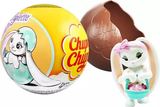 Шар шоколадный Chupa Chups с игрушкой сюрпризом 20г