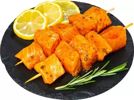 Шашлык из семги