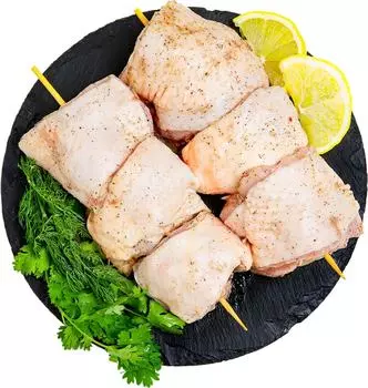 Шашлык куриный в маринаде с лимоном