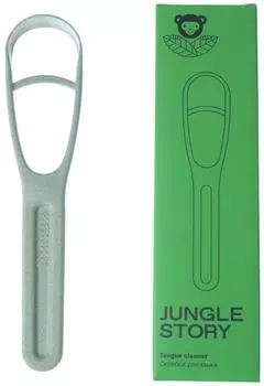 Щетка-скребок для языка Jungle Story Green Avocado