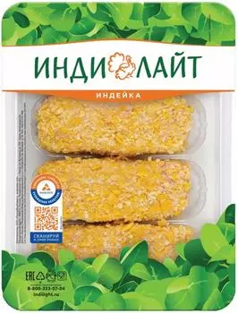 Шницель Индилайт Аппетитный из индейки 450г