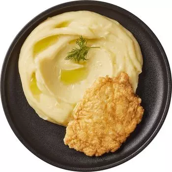 Шницель куриный Перекресток Select в яйце с картофельным пюре 210г