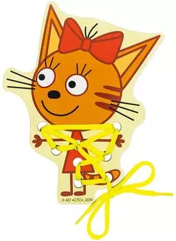 Шнуровка Alatoys Три кота Карамелька