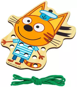 Шнуровка Alatoys Три кота Коржик