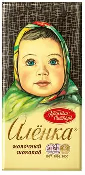 Шоколад Аленка Молочный 150г - Vprok.ru Перекрёсток