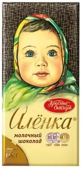 Шоколад Аленка Молочный 75г - Vprok.ru Перекрёсток