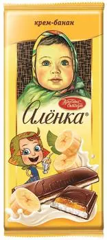 Шоколад Аленка Молочный Крем-банан 90г. Закажите онлайн!