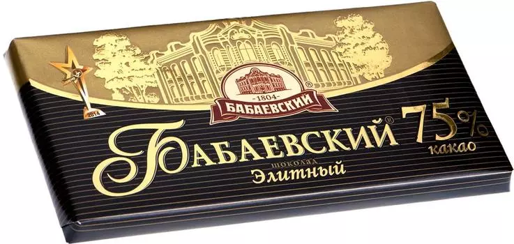 Шоколад Бабаевский Элитный 75% 100г