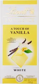 Шоколад Lindt Excellence Белый с ванилью 100г