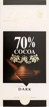 Шоколад Lindt Excellence Горький 70% 100гс доставкой!