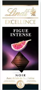 Шоколад Lindt Excellence Темный с инжиром 100г