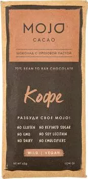 Шоколад Mojo Cacao Горький Кофе 72% 65г