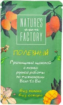 Шоколад Natures Own Factory гречишный с манго 20г