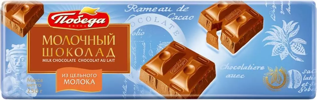 Шоколад Победа вкуса Молочный 250г