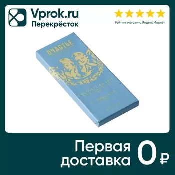 Шоколад Счастье Молочный 30% с пралине Кокос 100г