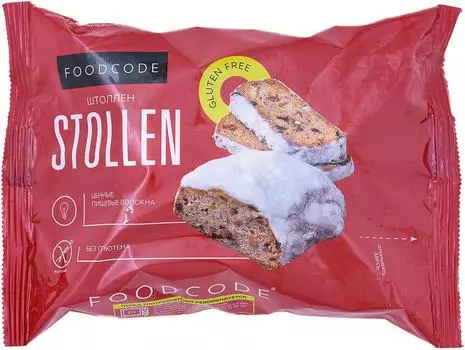 Штоллен Foodcode без глютена 300г