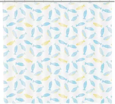 Штора для ванной комнаты MasterHouse Рыбки 200*180см