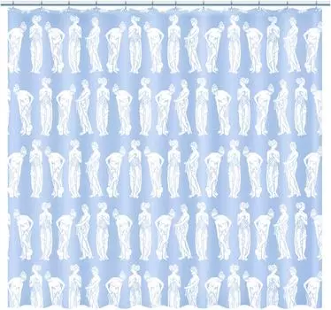 Штора для ванной комнаты MasterHouse Скульптура 200*180см